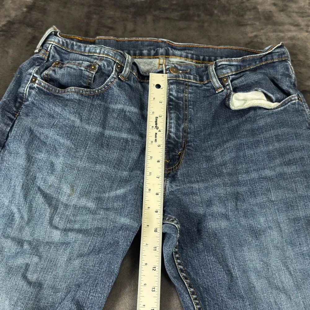 Levi 559 Relaxed Straight Jeans Mens 36x30 Blue Stretch Denim Pants